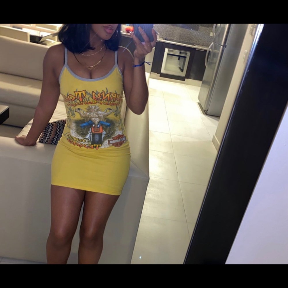 vintage biker dress